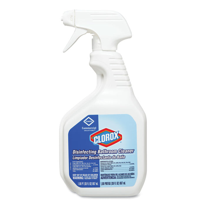 Disinfecting Bathroom Cleaner 30oz Spray Bottle, 9/Carton
