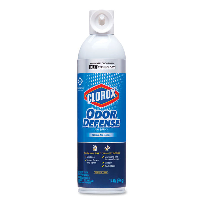 Commercial Solutions Odor Defense, Clean Air Scent, 14 oz Aerosol