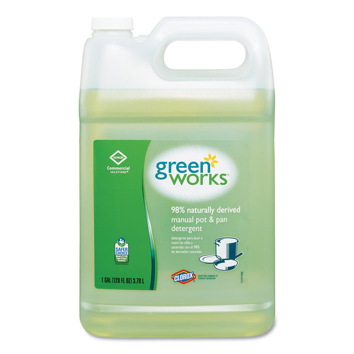 Manual Pot and Pan Dishwashing Liquid, 128 oz Bottle, 4/Carton