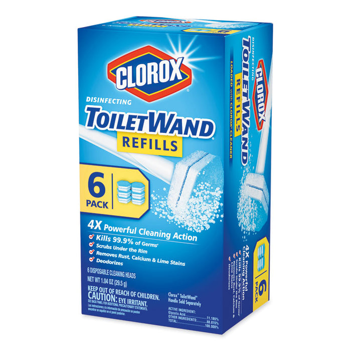 Disinfecting ToiletWand Refill Heads, 6/Pack