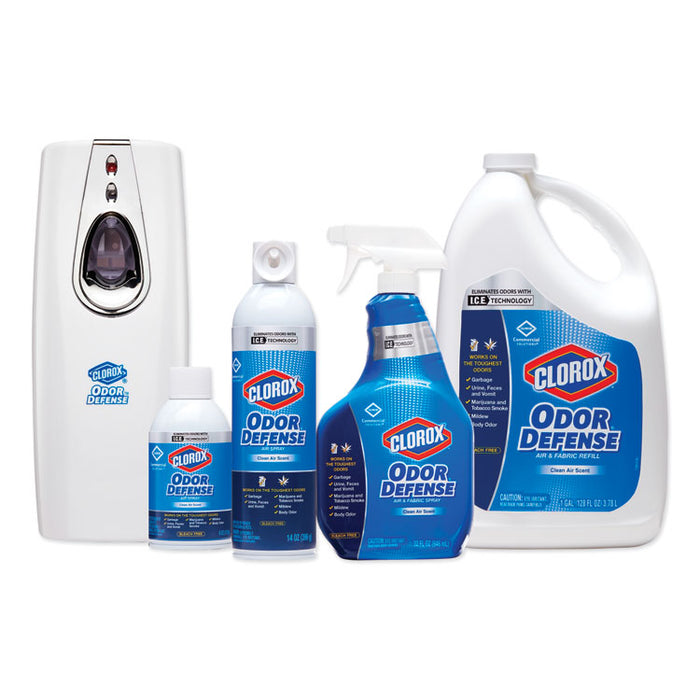 Commercial Solutions Odor Defense Air/Fabric Spray, Clean Air, 32 oz Bottle, 9/Carton
