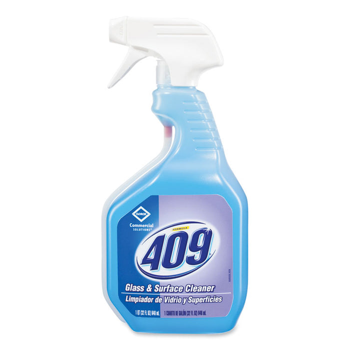 Glass & Surface Cleaner, Spray, 32 oz, 9/Carton