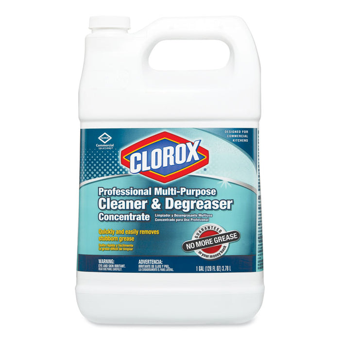 Professional Multi-Purpose Cleaner and Degreaser Concentrate, 1 gal, 4/Carton