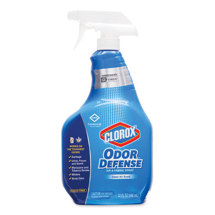 Commercial Solutions Odor Defense Air/Fabric Spray, Clean Air Scent, 32 oz Spray Bottle