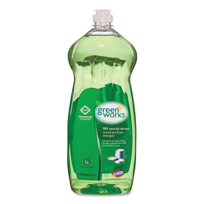 Manual Pot and Pan Dishwashing Liquid, 38 oz Bottle, 8/Carton