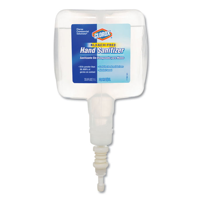 Hand Sanitizer Touchless Dispenser Refill, 1 Liter, 4/Carton