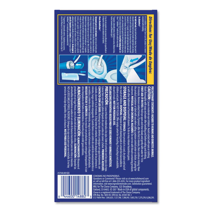 Disinfecting ToiletWand Refill Heads, 6/Pack, 8/Carton