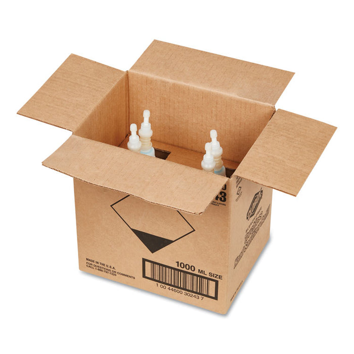 Hand Sanitizer Touchless Dispenser Refill, 1 Liter, 4/Carton