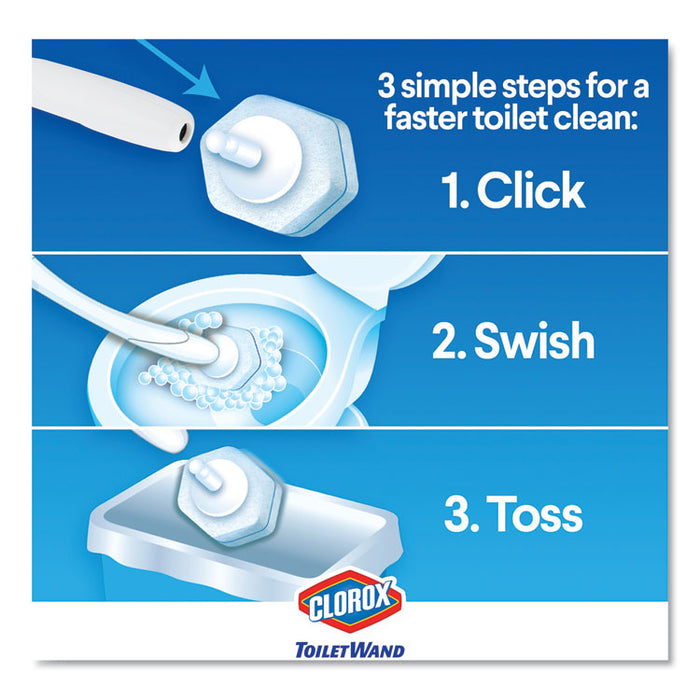 Disinfecting ToiletWand Refill Heads, 6/Pack, 8/Carton