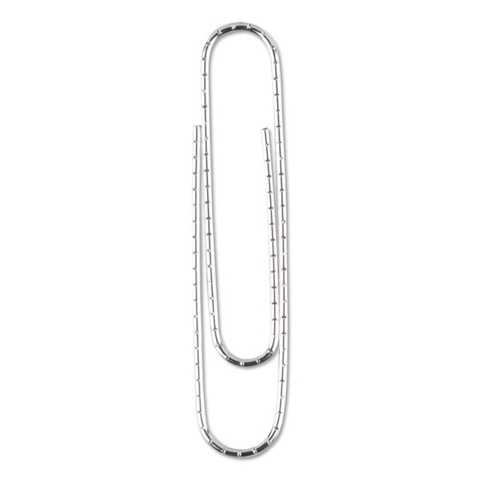 Paper Clips, Jumbo, Silver, 100 Clips/Box, 10 Boxes/Pack