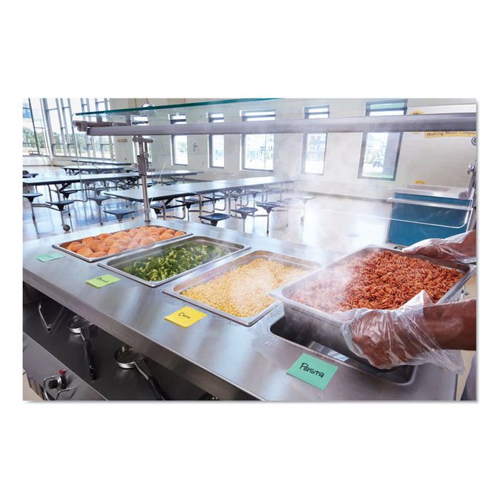 Water-Resistant Self-Stick Notes, Multi-Colored, 3" x 3", 45 Sheets, 32/Pack