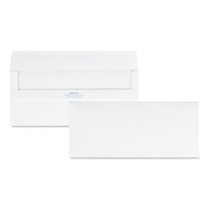 Redi-Seal Envelope, #10, Commercial Flap, Redi-Seal Adhesive Closure, 4.13 x 9.5, White, 500/Box