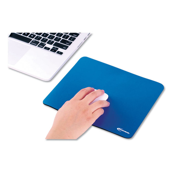 Latex-Free Mouse Pad, 9 x 7.5, Blue