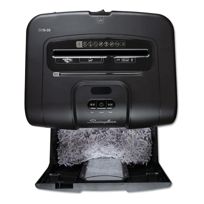 SX19-09 Super Cross-Cut Jam Free Shredder, 19 Manual Sheet Capacity