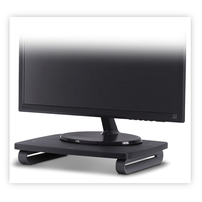 SmartFit Monitor Stand Plus, 16.2w x 2.2d x 6h, Black