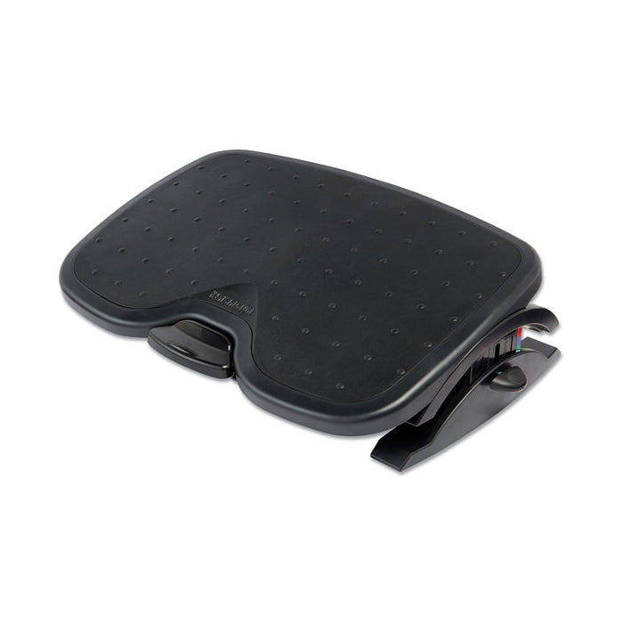 SoleMate Plus Adjustable Footrest with SmartFit System, 21.9w x 3.7d x 14.2h, Black