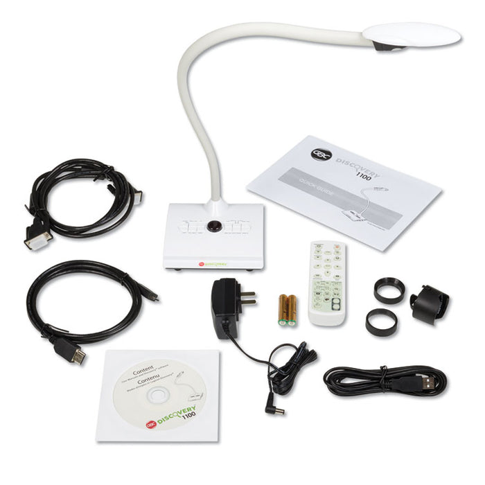 Discovery 1100 Document Camera, 6.1" x 6.53" x 11.57"