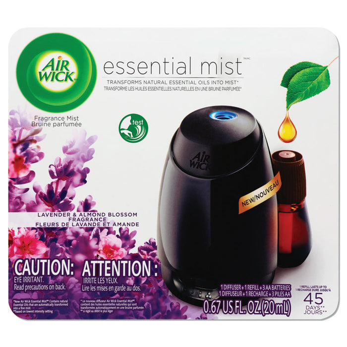 Essential Mist Starter Kit, Lavender and Almond Blossom, 0.67 oz Bottle