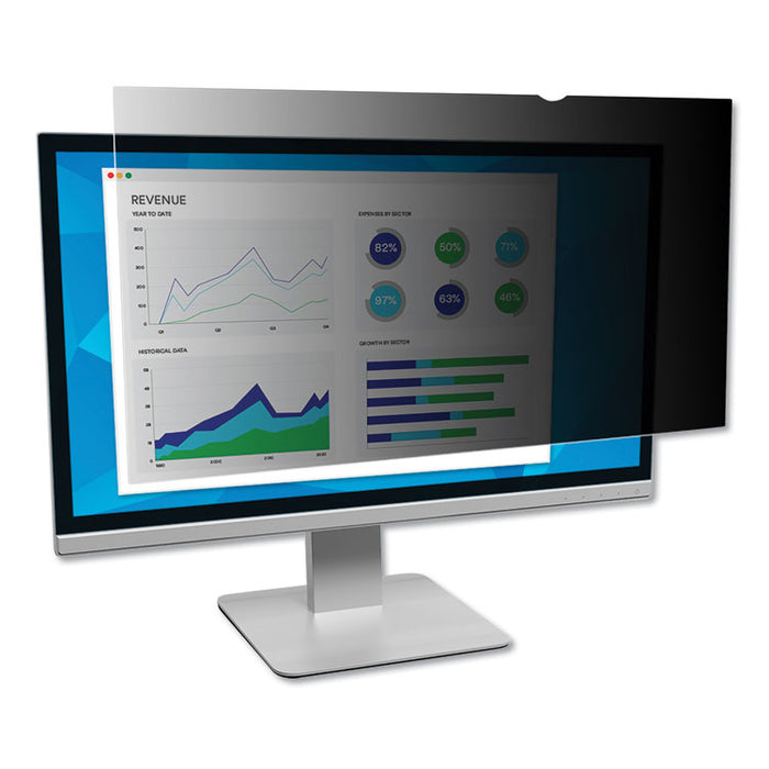 Frameless Blackout Privacy Filter for 23.6" Widescreen Monitor, 16:9 Aspect Ratio