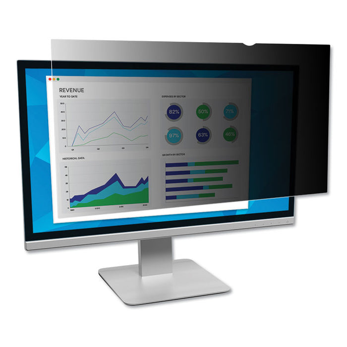 Frameless Blackout Privacy Filter for 19.5" Widescreen Monitor, 16:9 Aspect Ratio