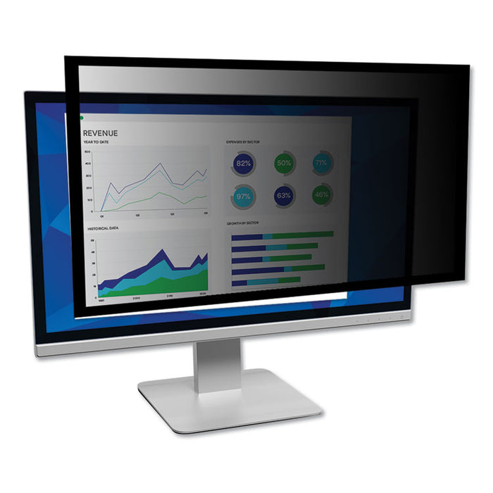 Framed Desktop Monitor Privacy Filter for 27" Widescreen LCD, 16:9 Aspect Ratio