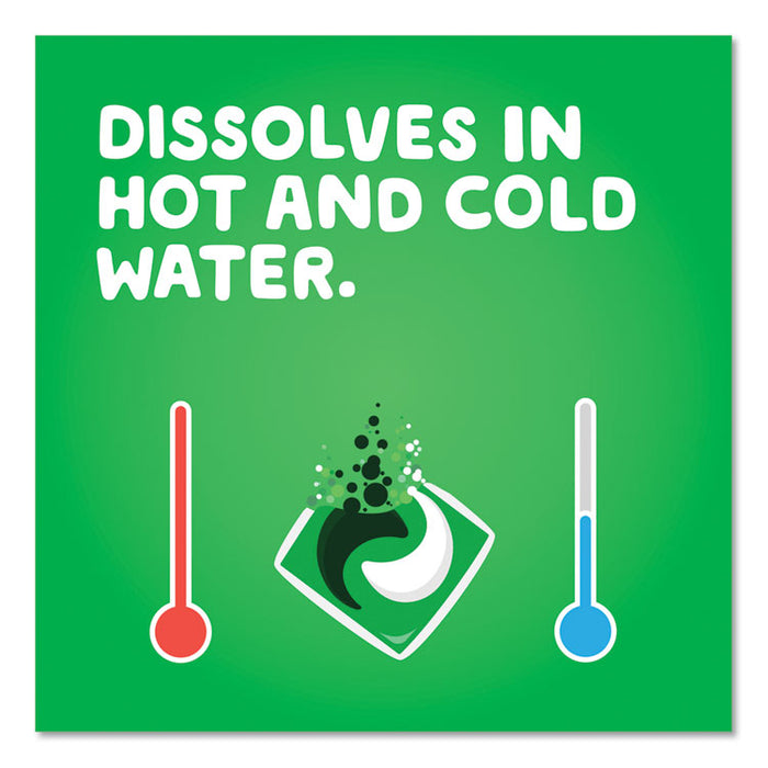 Flings Detergent Pods, Original, 72/Container, 4 Container/Carton