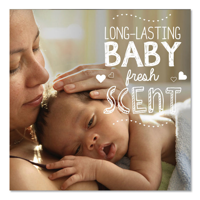 Ultra Powdered Laundry Detergent, Baby Powder Scent, 53 oz Box, 4/Carton