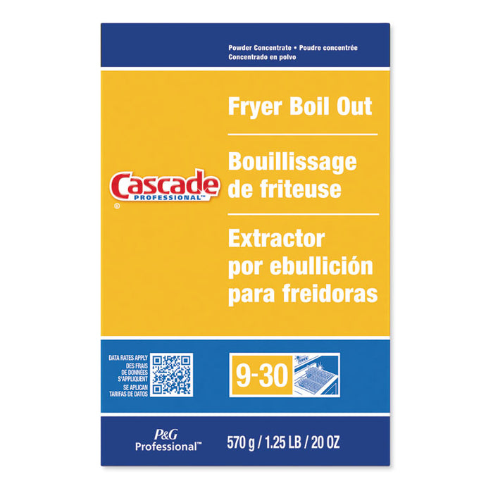 Professional Fryer Boil Out, Concentrated Powder, 85 oz Box, 6/Carton