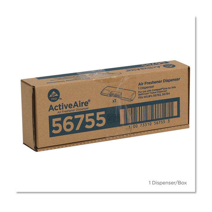 ActiveAire Automated Freshener Dispenser for Compact Bath Tissue Dispenser, 10.63" x 2.88" x 3.75", Gray