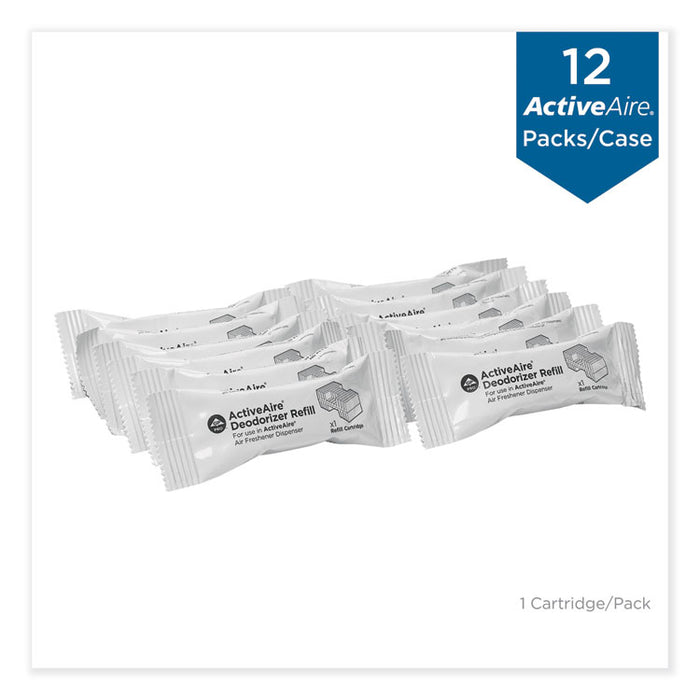 ActiveAire Automated Freshener Dispenser Refill, Citrus, Cartridge, 12/Carton