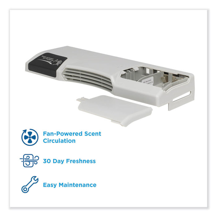 ActiveAire Automated Freshener Dispenser for Compact Bath Tissue Dispenser, 10.63" x 2.88" x 3.75", Gray