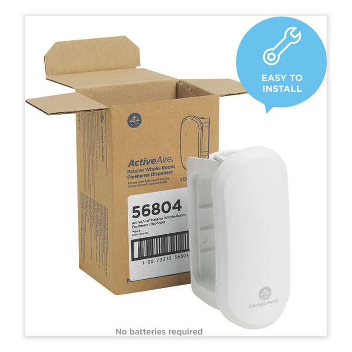 ActiveAire Passive Whole-Room Freshener Dispenser, 3.22" x 4.06" x 6.83", White