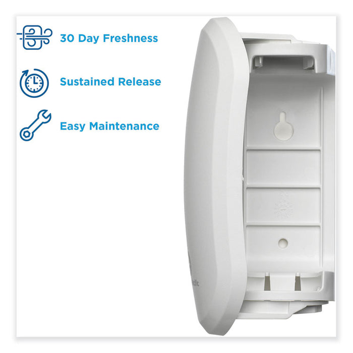 ActiveAire Passive Whole-Room Freshener Dispenser, 3.22" x 4.06" x 6.83", White