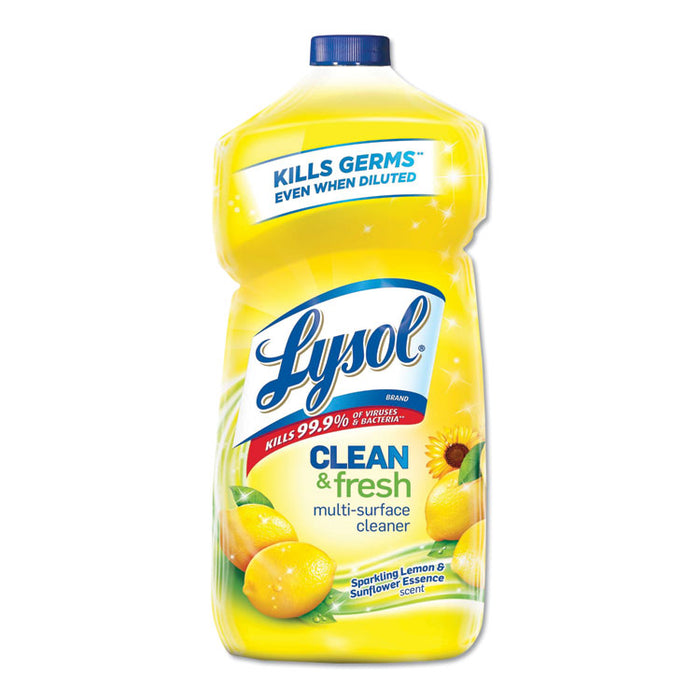 Clean and Fresh MultiSurface Cleaner, Sparkling Lemon and Sunflower Essence, 40 oz Bottle