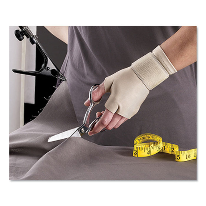 Energizing Support Glove, Medium, Palm Size 7 1/2" - 8 1/2", Tan