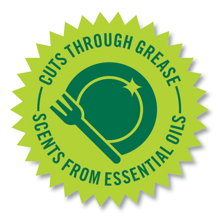 Natural Auto Dishwasher Gel, Ultra Power Plus, Fresh Citrus, 65 oz Bottle, 6/CT