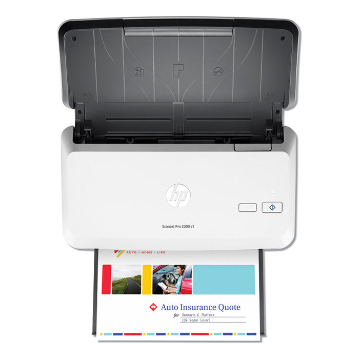 ScanJet Pro 2000 s1 Sheet-Feed Scanner, 600 dpi Optical Resolution, 50-Sheet Auto Document Feeder