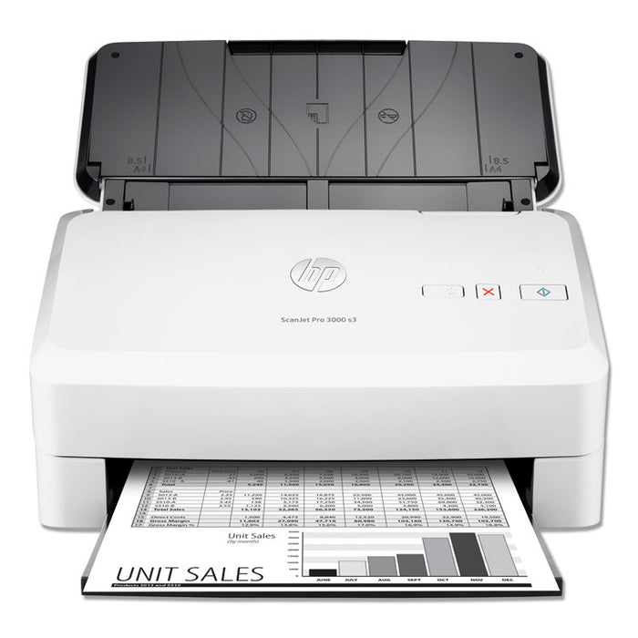 ScanJet Pro 3000 s3 Sheet-Feed Scanner, 600 dpi Optical Resolution, 50-Sheet Duplex Auto Document Feeder