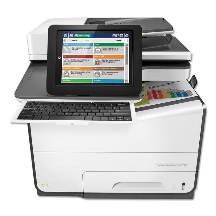 PageWide Enterprise Color MFP 586fz, Copy/Fax/Print/Scan