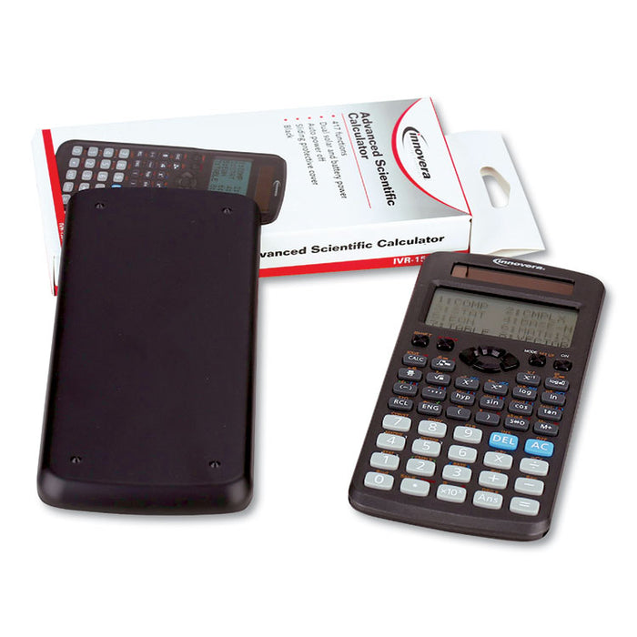 Advanced Scientific Calculator, 417 Functions, 15-Digit LCD, Four Display Lines