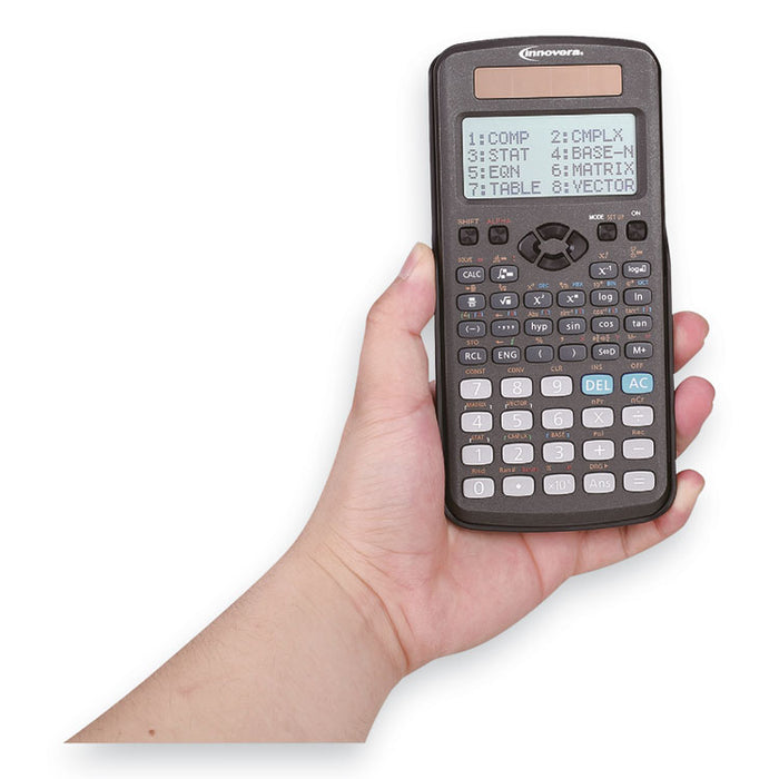 Advanced Scientific Calculator, 417 Functions, 15-Digit LCD, Four Display Lines