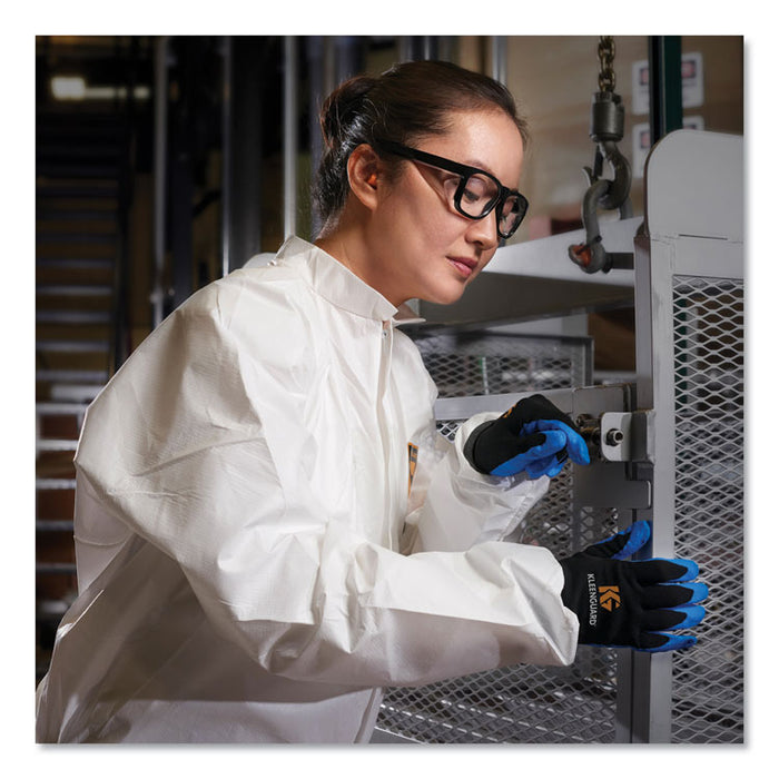 A40 Elastic-Cuff and Ankles Coveralls, 4X-Large, White, 25/Carton