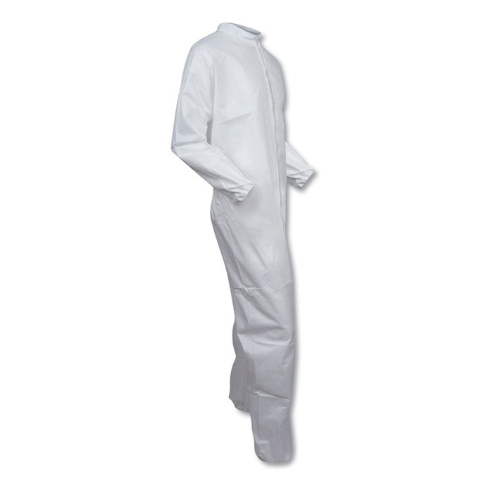 A30 Elastic Back Coveralls, 2X-Large, White, 25/Carton