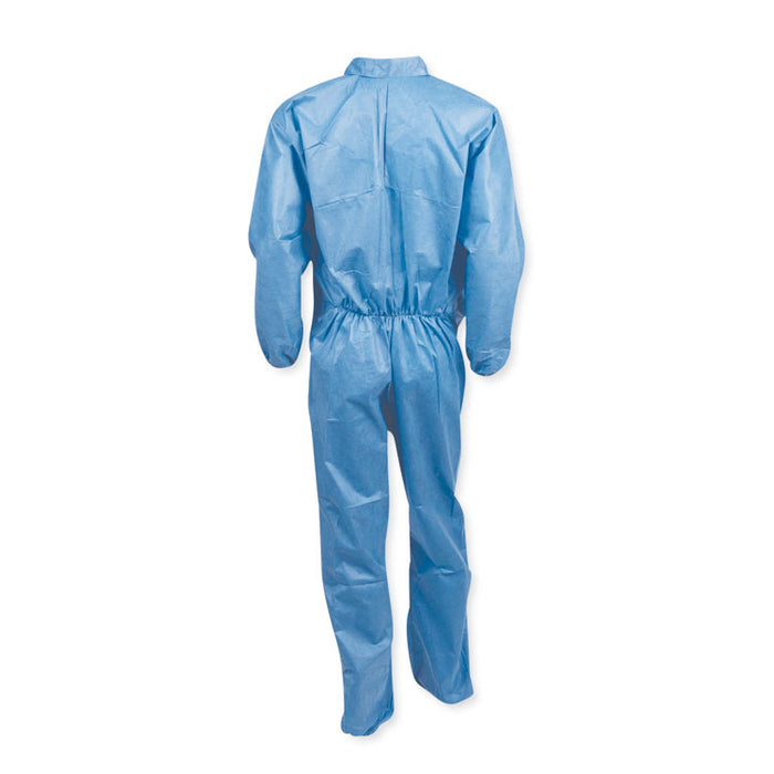 A20 Coveralls, MICROFORCE Barrier SMS Fabric, 2X-Large, Blue, 24/Carton