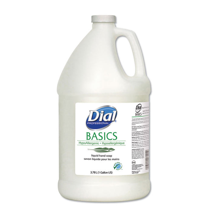 Basics Liquid Soap, Fresh Floral, 1 gal Bottle, 4/Carton