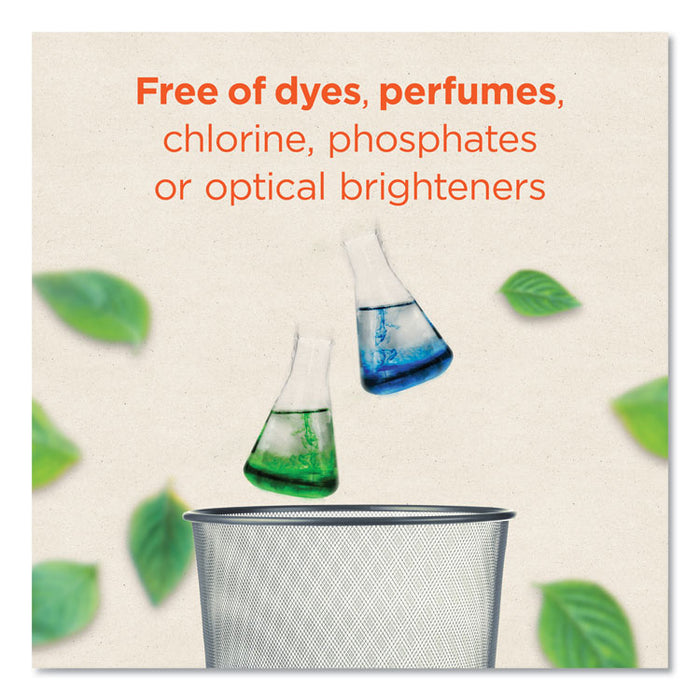 PurClean Liquid Laundry Detergent, Honey Lavender, 32 Loads, 46 oz Bottle, 6/Carton