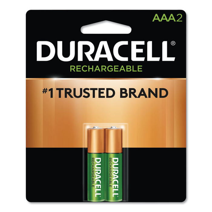 Rechargeable StayCharged NiMH Batteries, AAA, 2/Pack