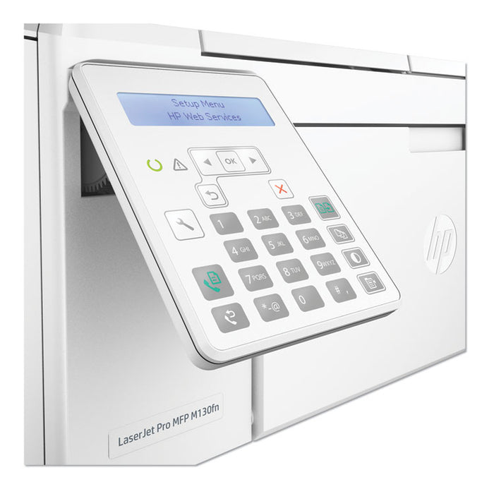 LaserJet Pro MFP M130fn Multifunction Laser Printer, Copy/Fax/Print/Scan