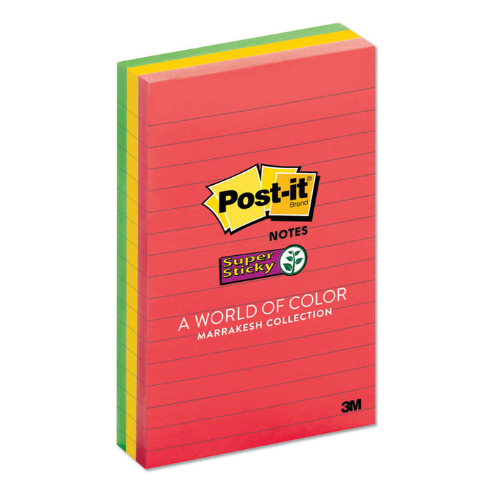 Pads in Playful Primary Collection Colors, Note Ruled, 4" x 6", 90 Sheets/Pad, 3 Pads/Pack