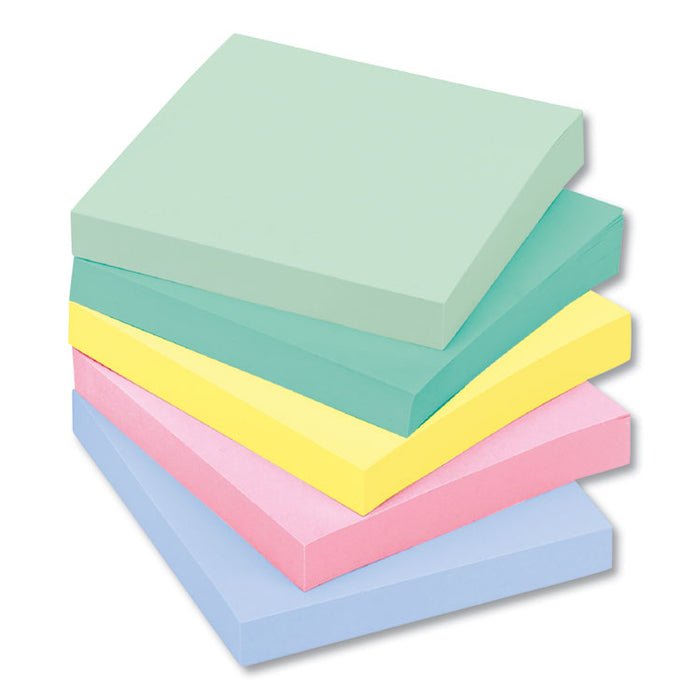 Original Pads in Beachside Cafe Collection Colors, 3" x 3", 100 Sheets/Pad, 12 Pads/Pack
